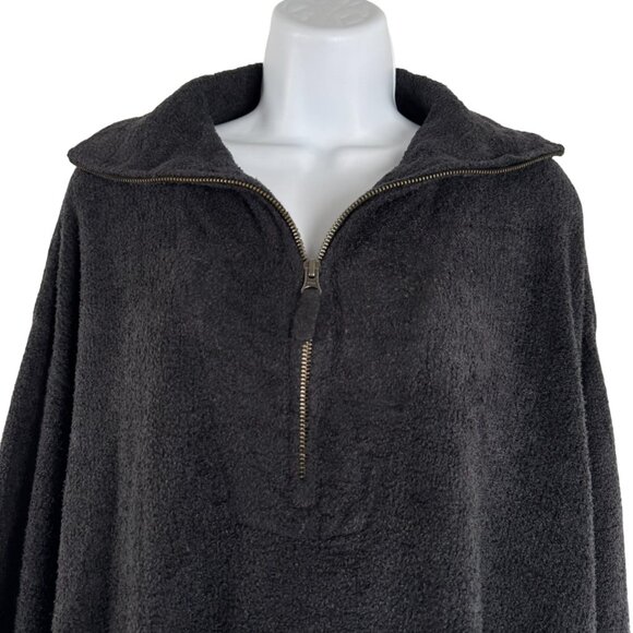 Barefoot Dreams Black Half-Zip Sweater - Picture 3 of 7